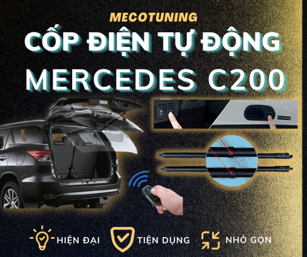 Cop dien tu dong mercedes c200