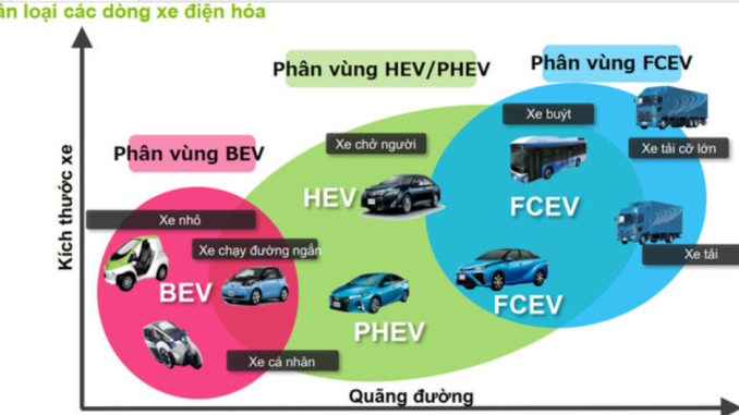 tong hop nhung dong loai xe o to dien hien nay